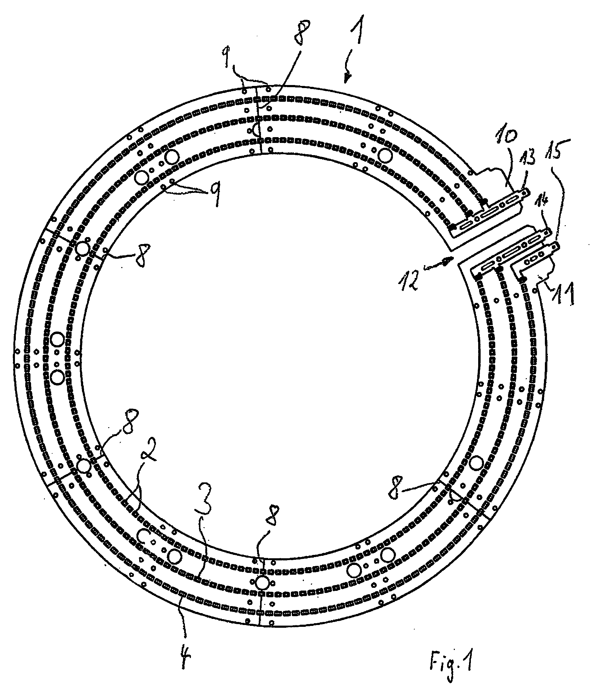 Electric heater for a clothes dryer