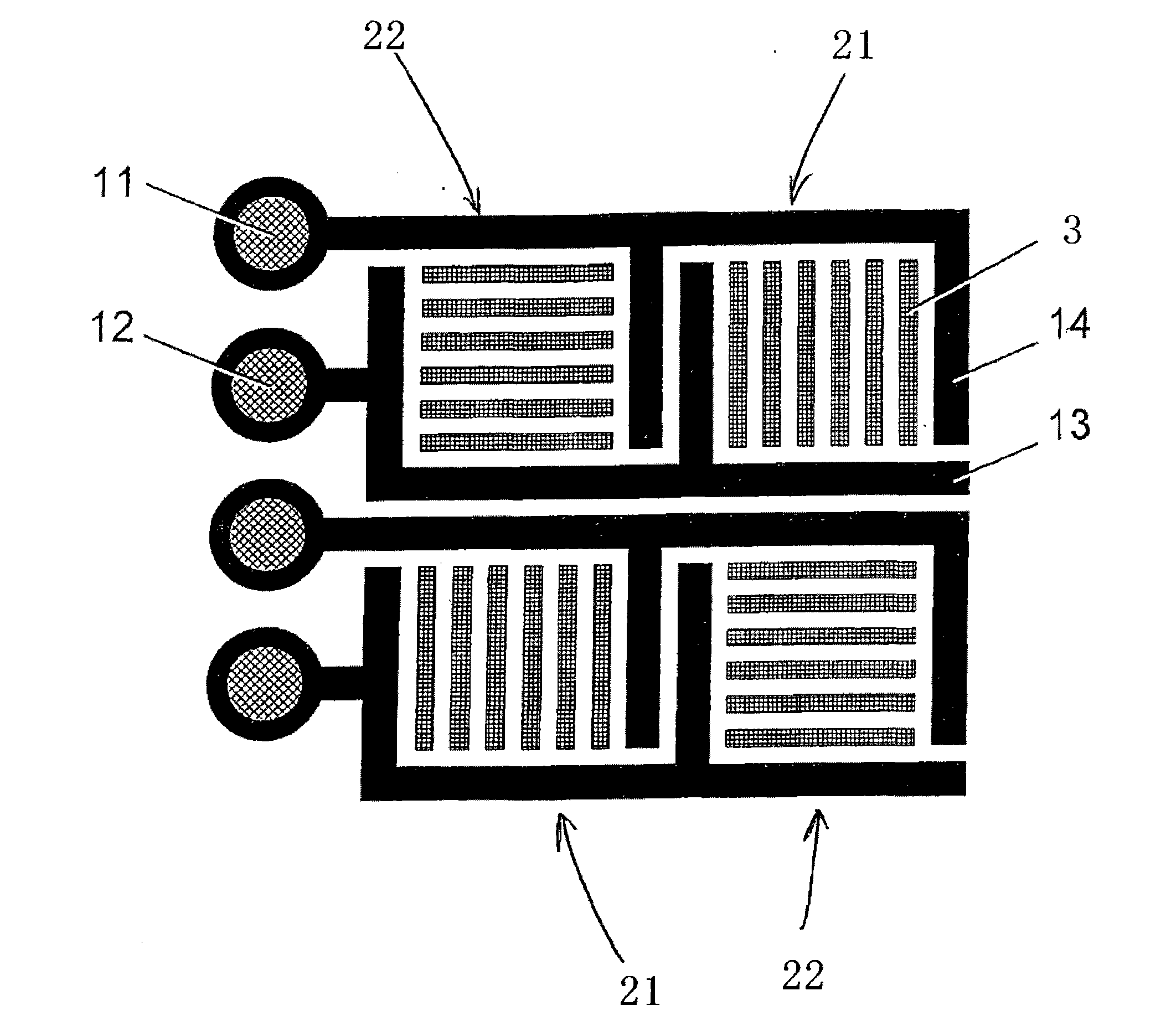 Semiconductor arrangement with trench capacitor and method for production thereof