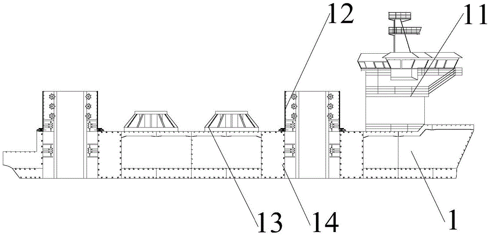 Self-propelled self-elevating wind power transportation and installation vessel and installation method of wind turbines