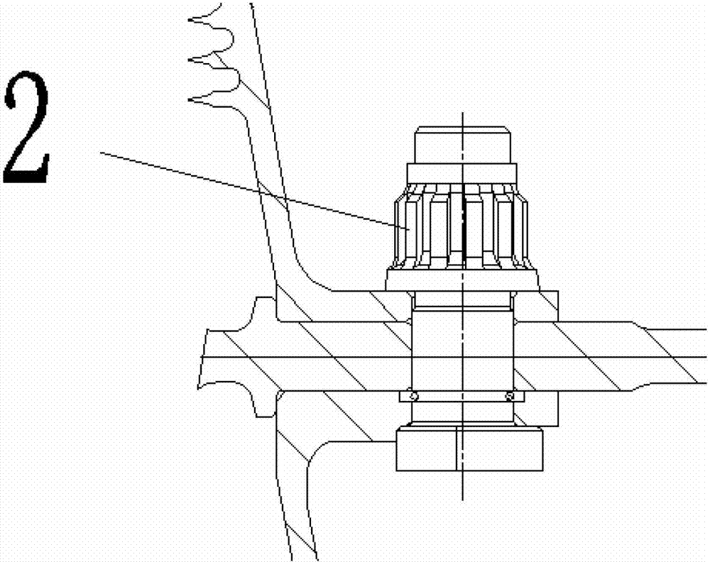 Inter-structural-disk connecting force limiting device