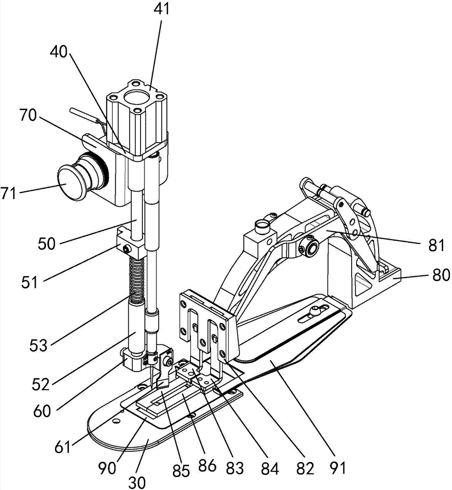 All-in-one machine capable of achieving fast switching between bartacking function and buttonholing function