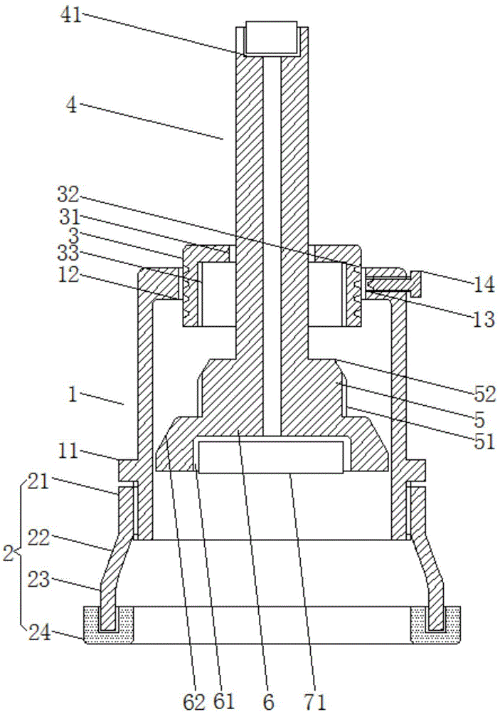 Lumbar vertebra nursing massage rehabilitation device