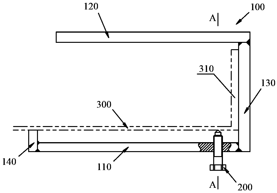 U-shaped horizontal hoisting welding tool