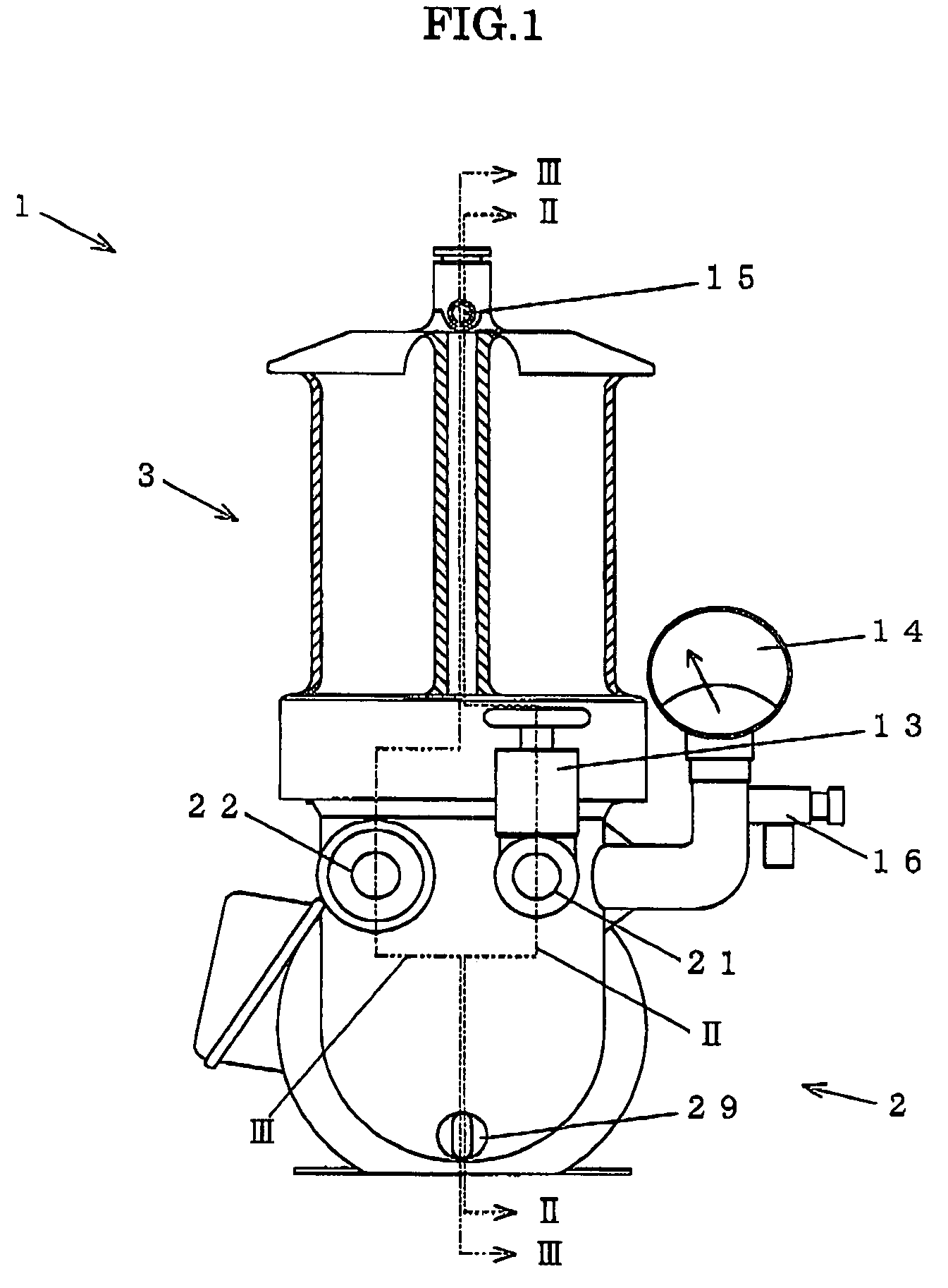 Filtration device combined with self-priming pump