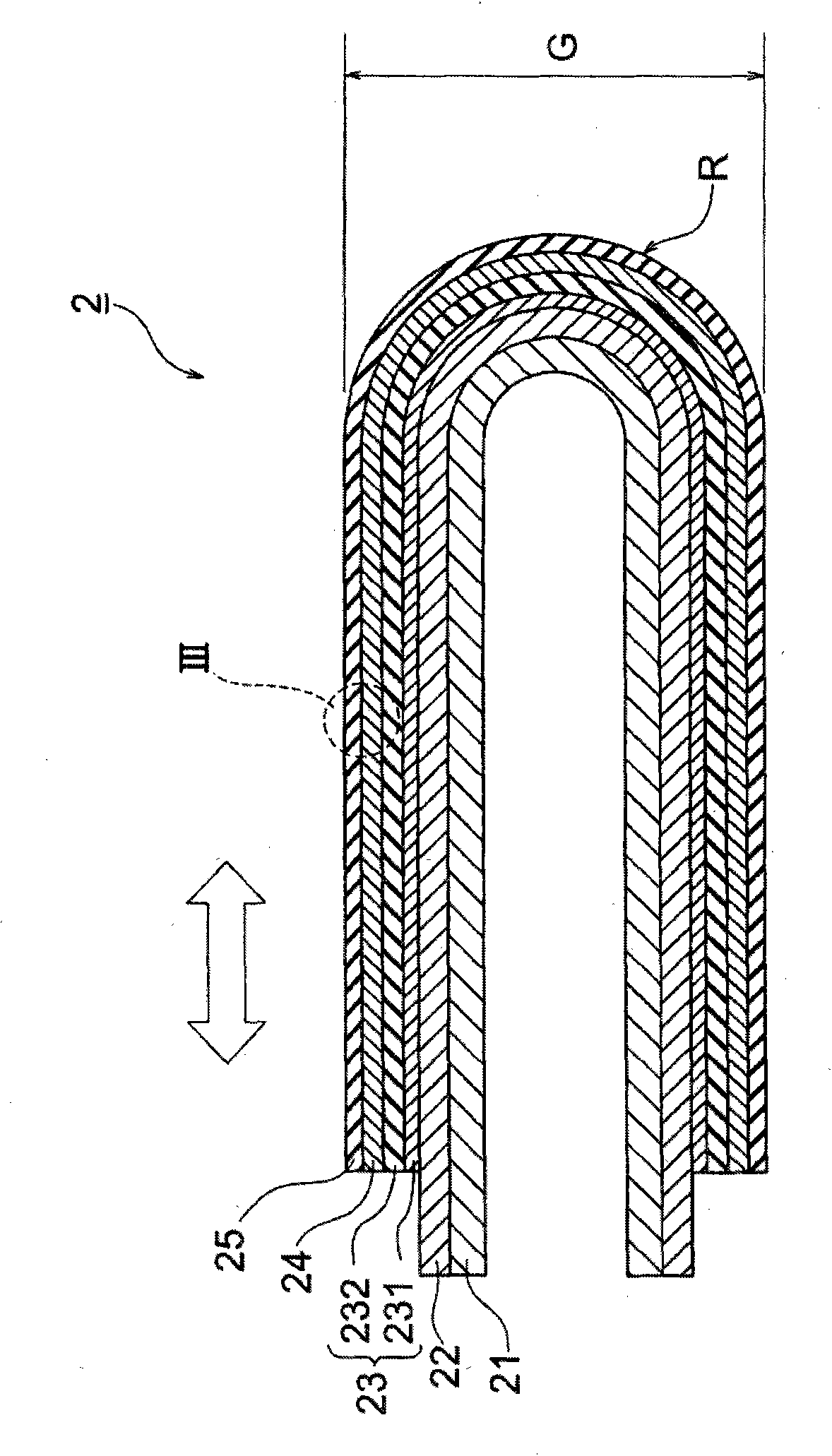 Flexible printed board and method of manufacturing same