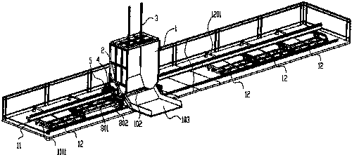 Automatic feeding system of large garbage incinerator