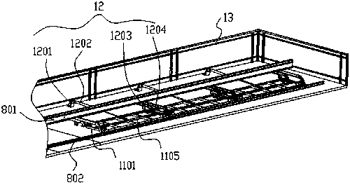 Automatic feeding system of large garbage incinerator