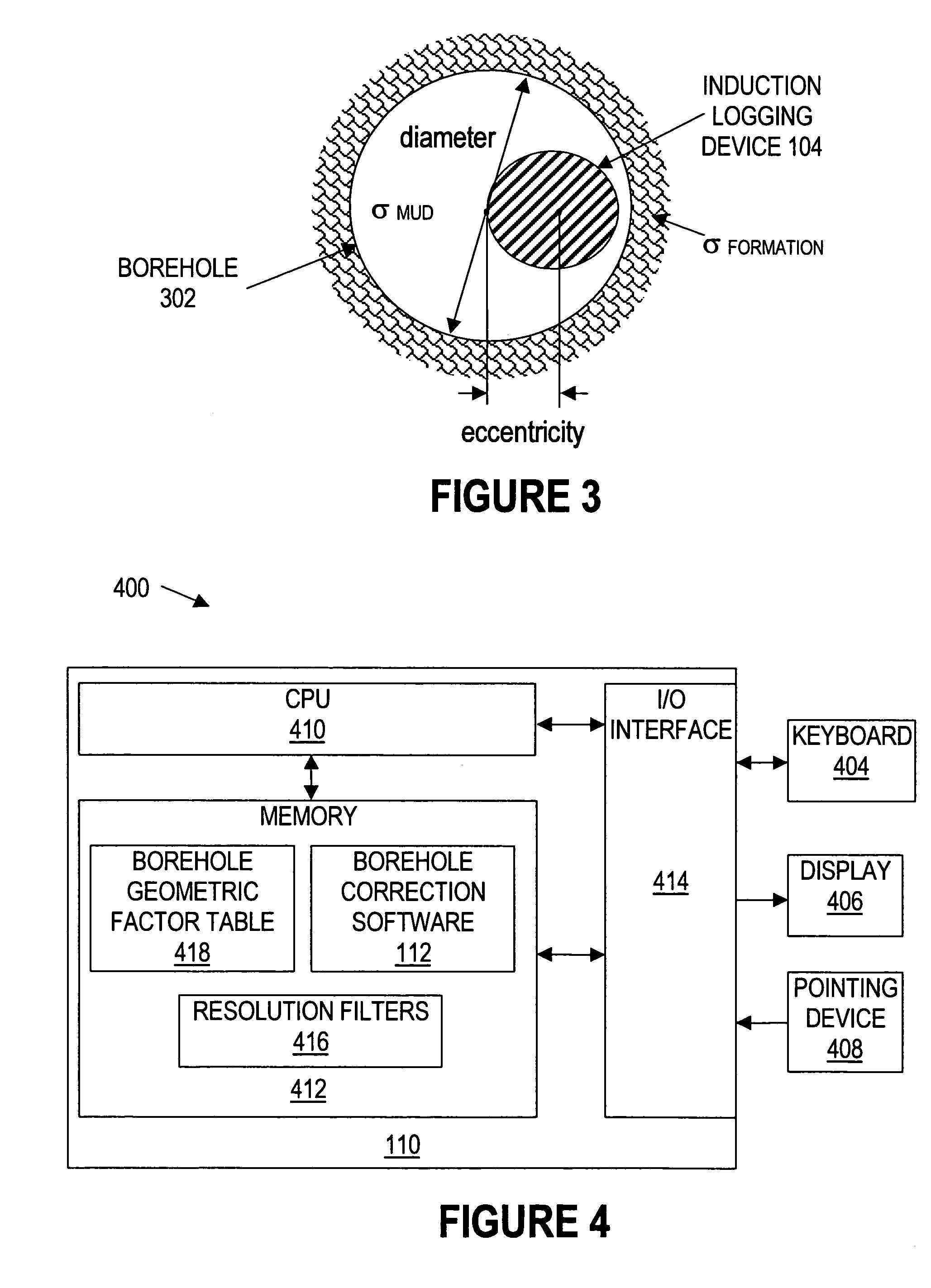 System and method for correcting induction logging device measurements by alternately estimating geometry and conductivity parameters