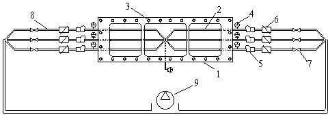 Portable multifunctional rock-soil body seepage experiment table