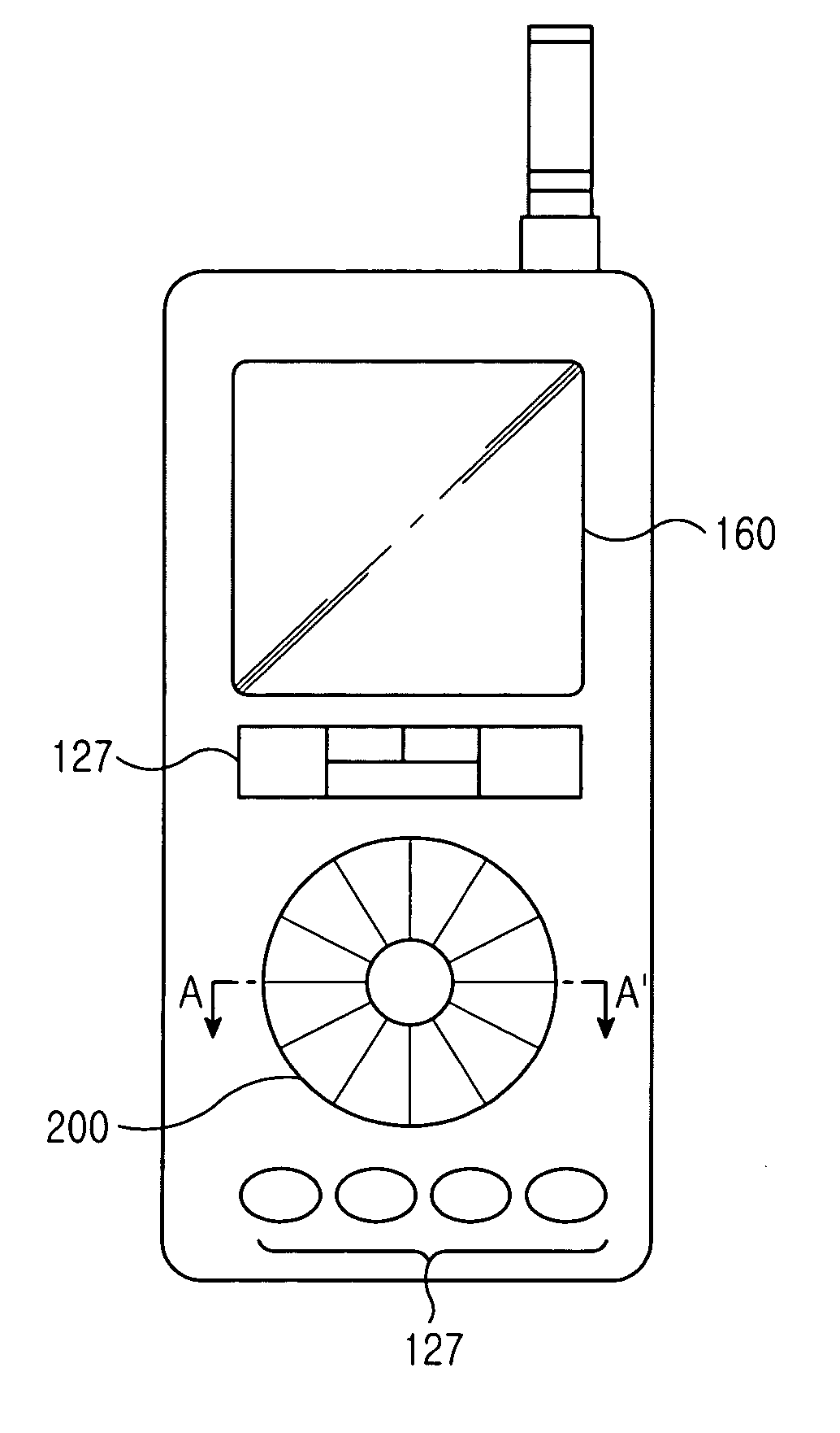 Mobile communication terminal with multi-input device and method of using the same