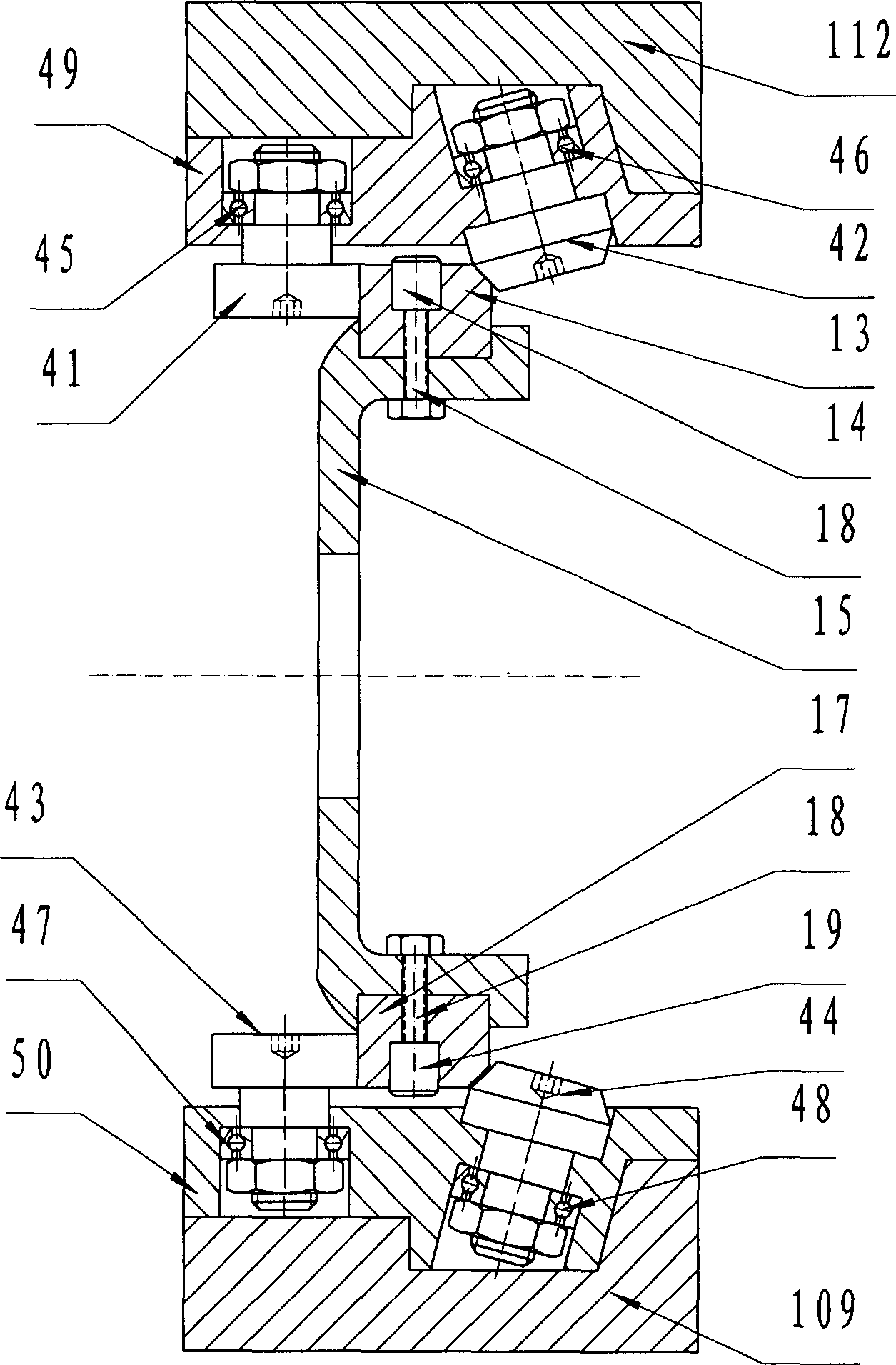 Plastic circular weaving machine with rolling track and without shuttle wheel