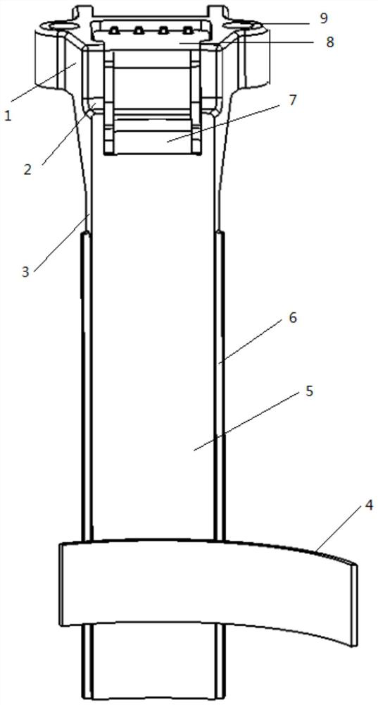 High-precision induction linear displacement sensor