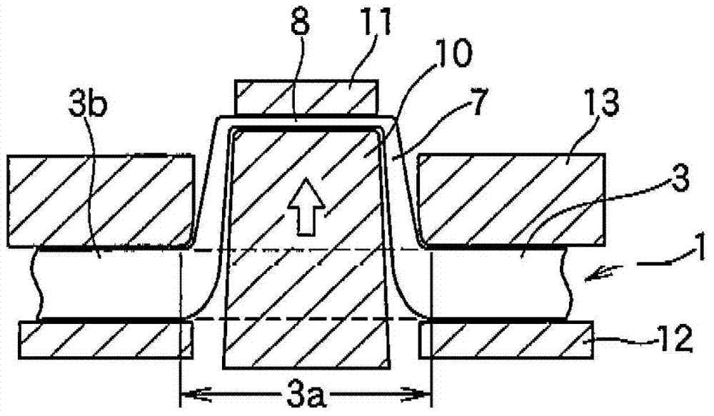 Battery casing and battery casing safety valve forming method