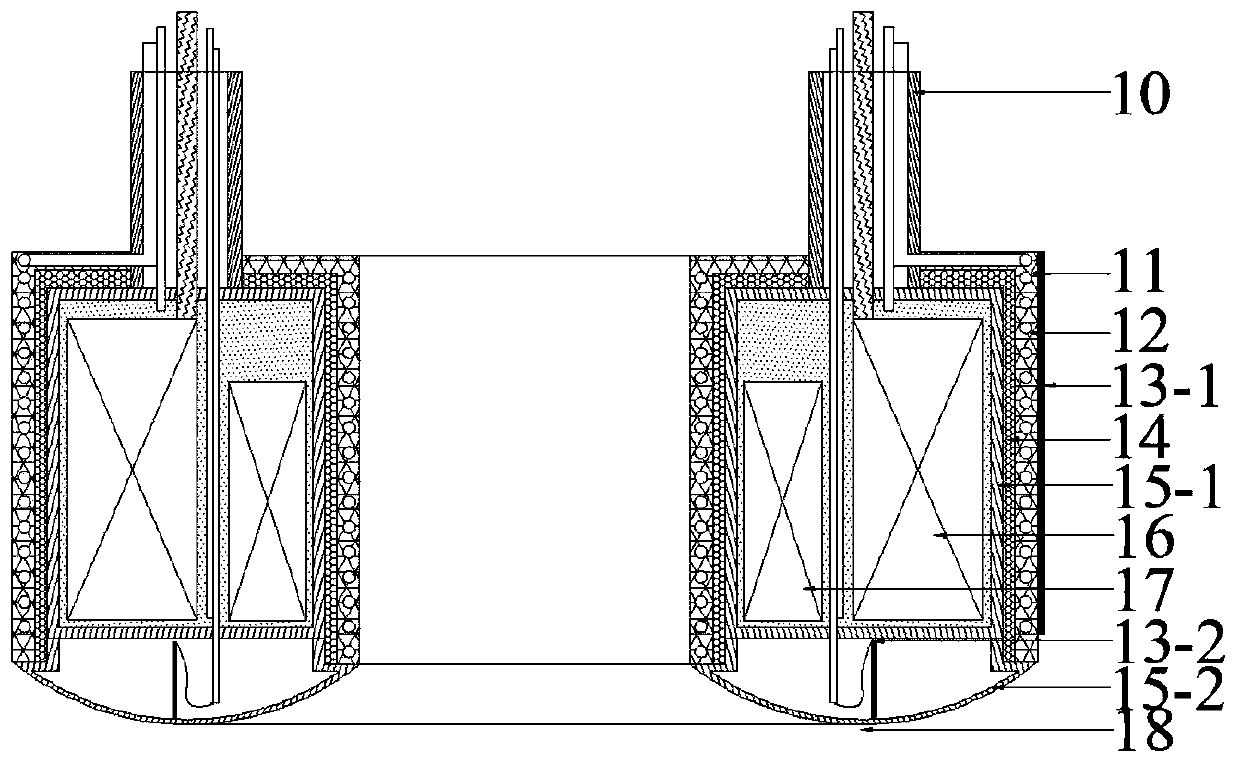 Melt treatment device and method for preparing oversized aluminum alloy ingot