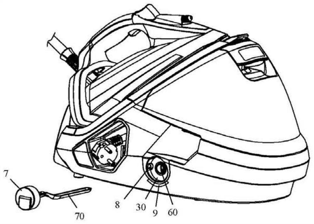 Appliances including detachable parts that should be removed for maintenance operations