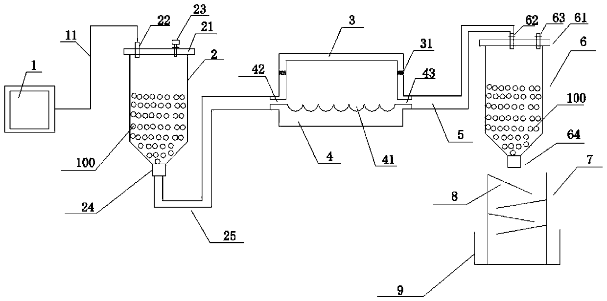 Air gap magnetic core burr removing mechanism and application method thereof