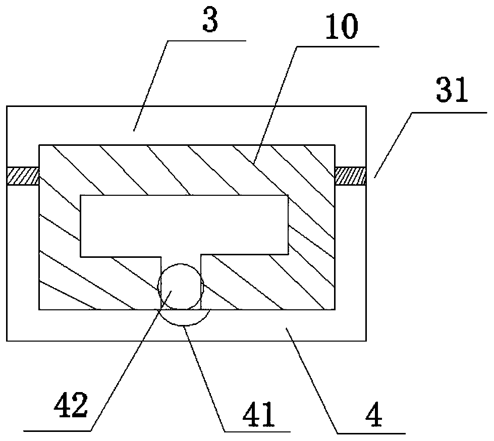 Air gap magnetic core burr removing mechanism and application method thereof