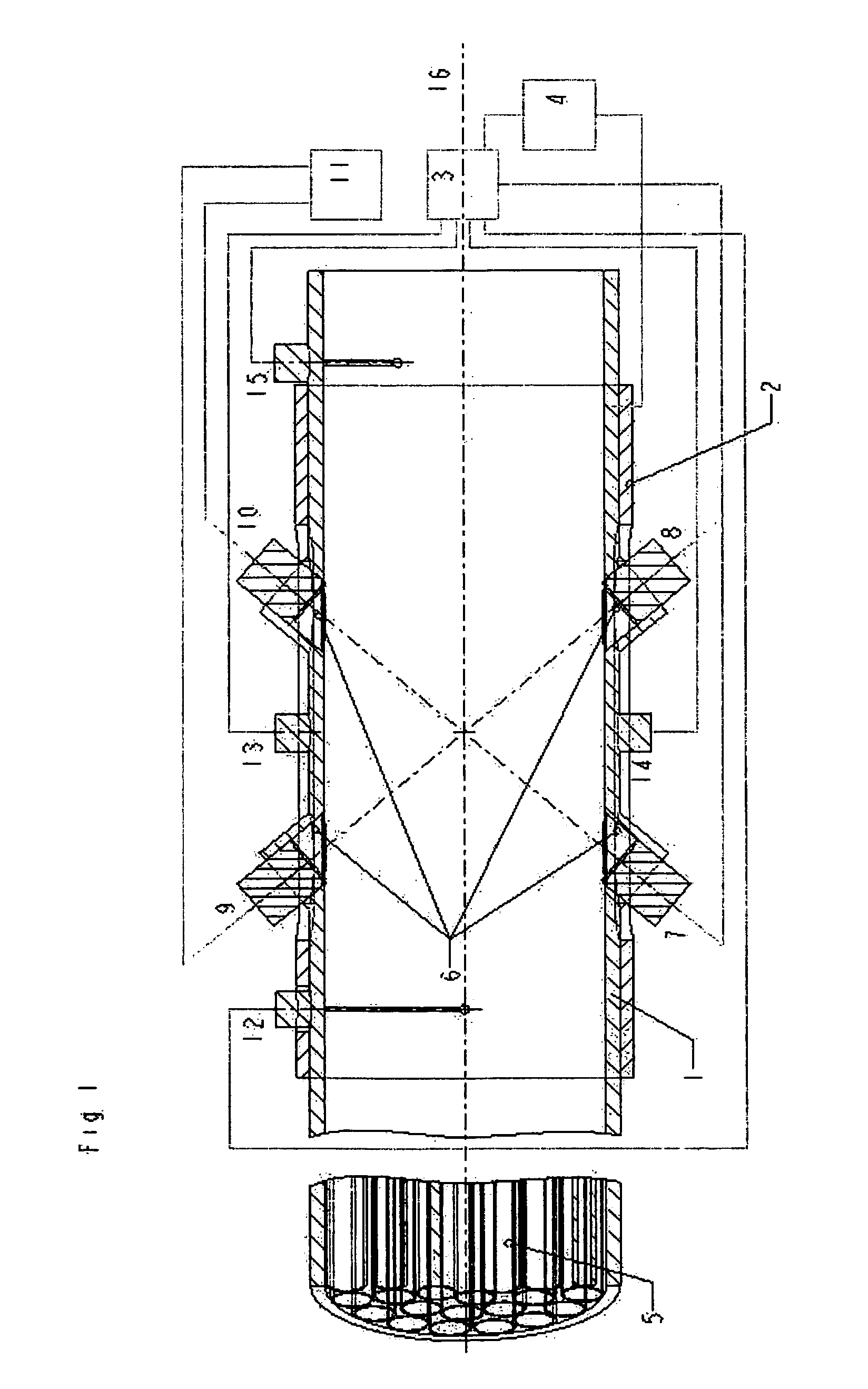 Ultrasonic gas flowmeter as well as device to measure exhaust flows of internal combustion engines and method to determine flow of gases