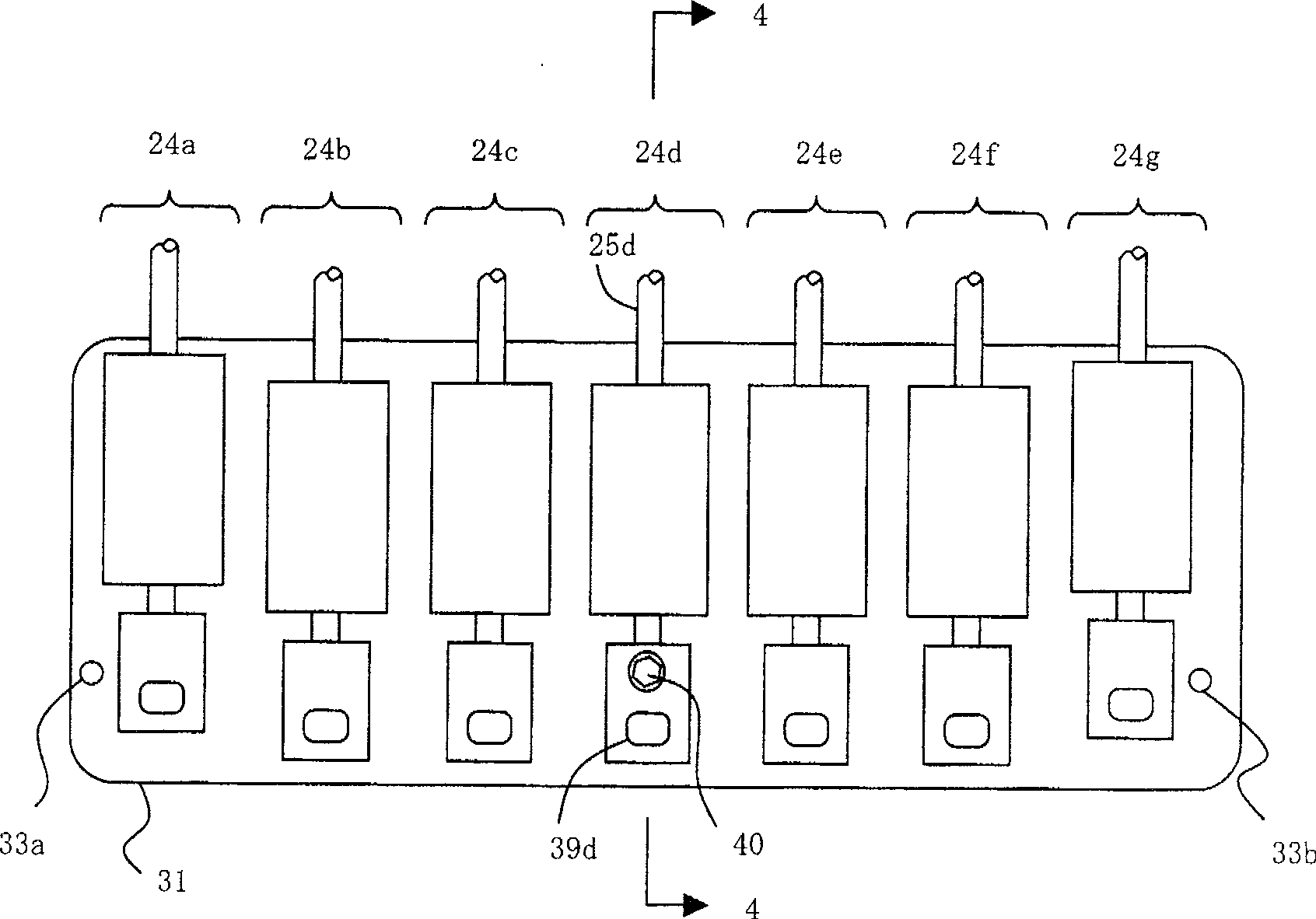 Clamp for grinding magnetic head, grinding apparatus and grinding method