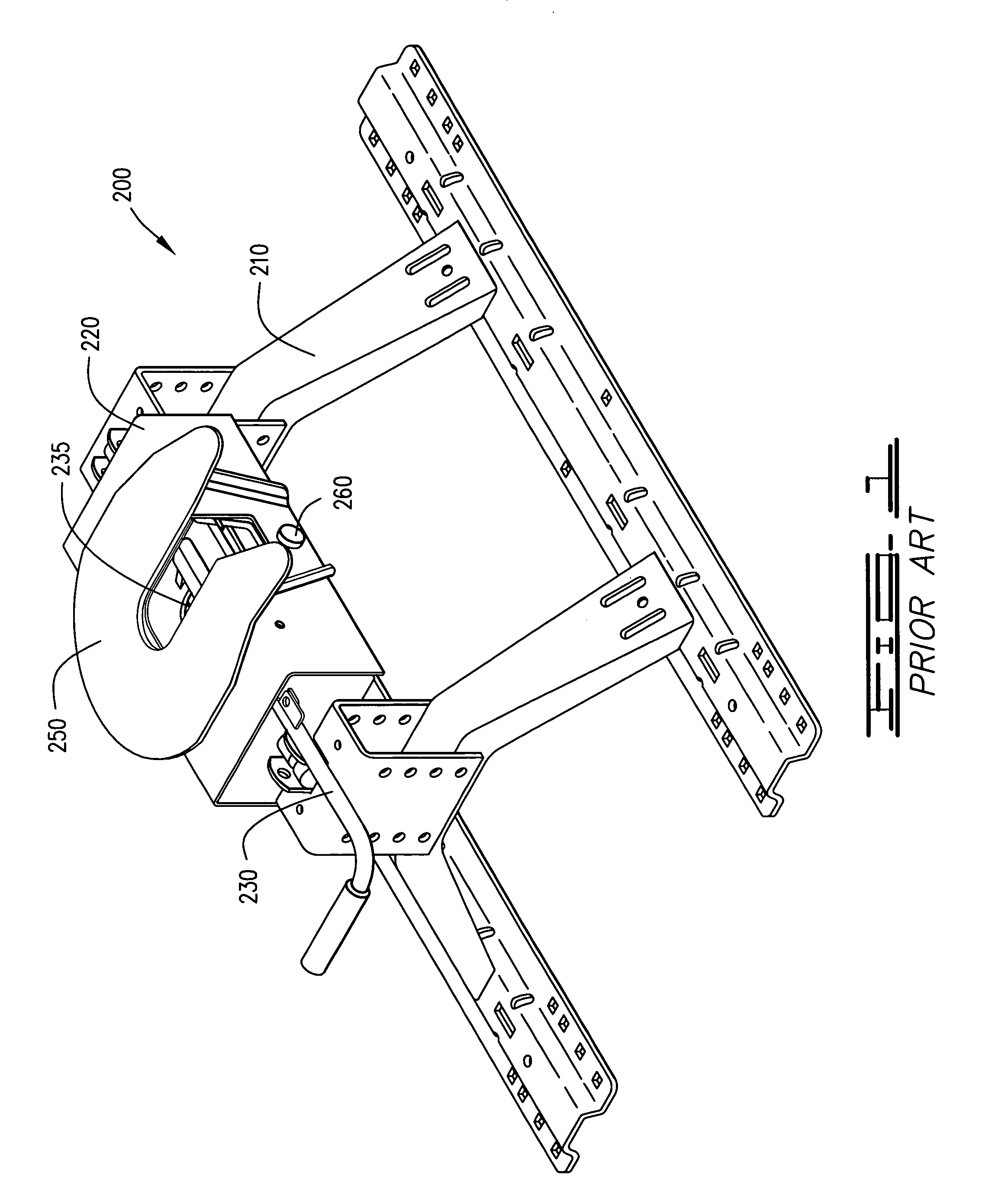 Fifth wheel hitch device with pivotal locking ramp