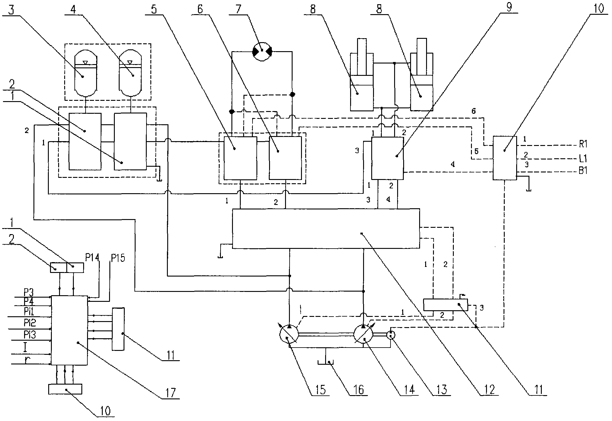 Hybrid hydraulic excavator