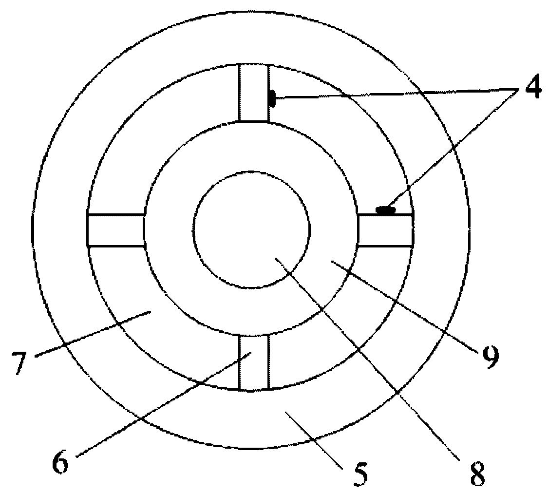 Inner conical elastomer for strain force transducer, and optimization method for inner conical elastomer