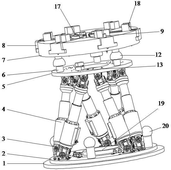 Multi-degree-of-freedom macro-micro driving platform for testing mechanical properties of irregular cartilage surface