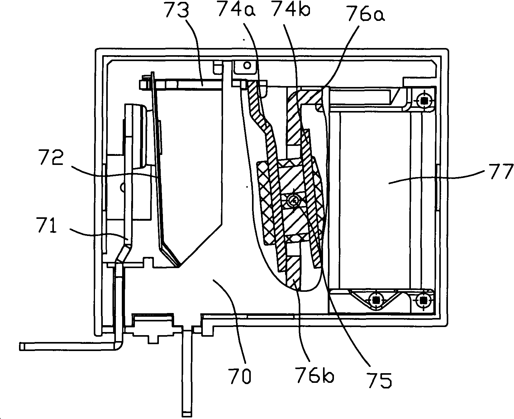 Magnet retaining relay