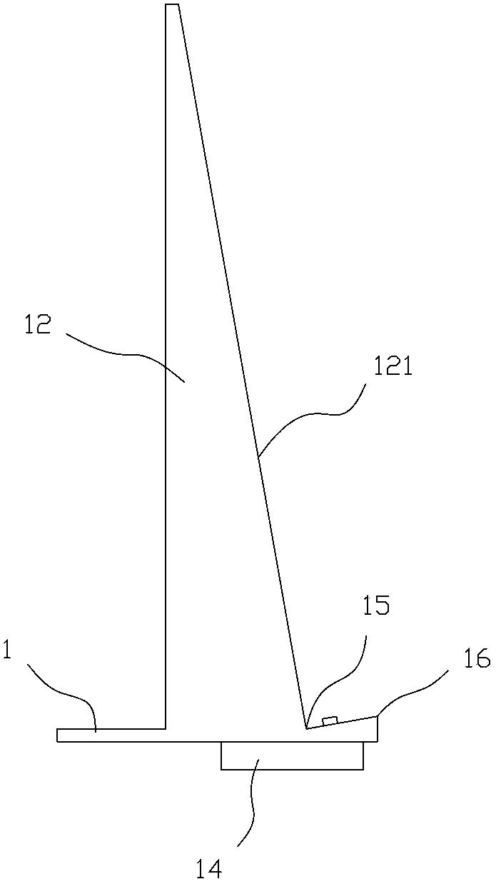 Bearing type support frame for key