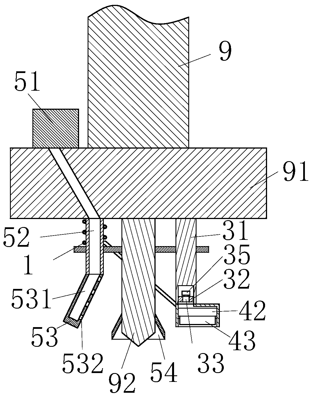 Resistance welding machine for continuous welding seam heat treatment