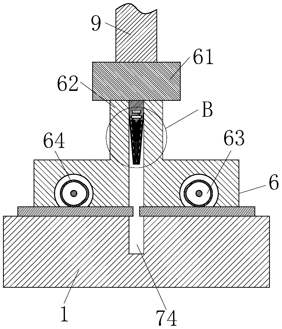 Resistance welding machine for continuous welding seam heat treatment