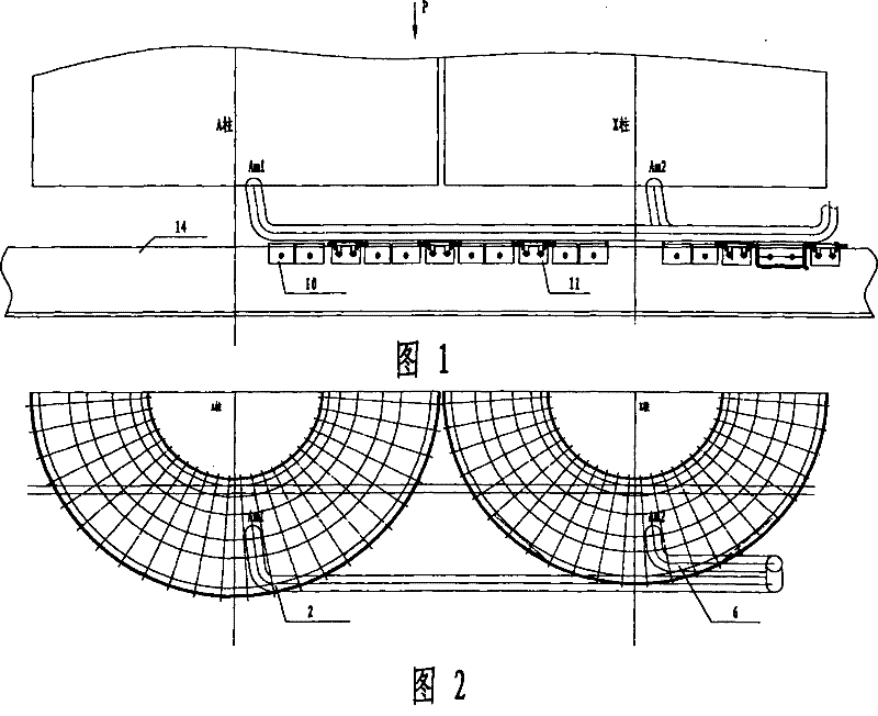 A coil connection structure of a transformer