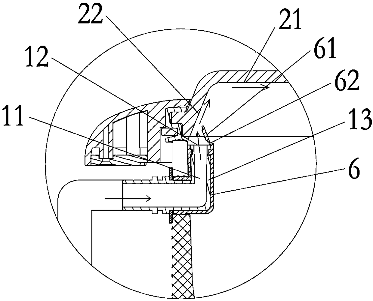 Self-cleaning food processing machine