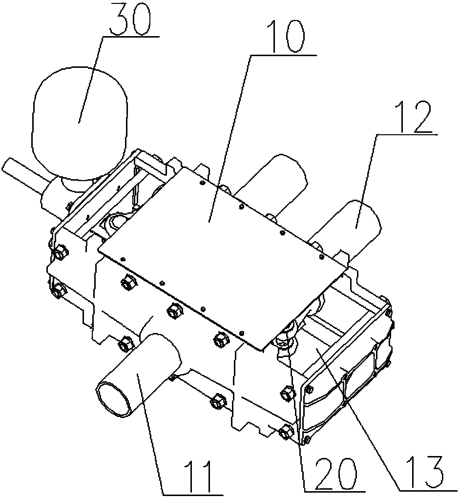 Kitchen waste allocation valve