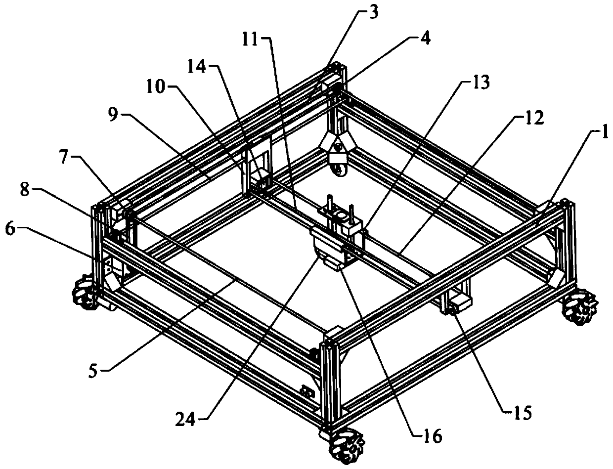 Dust collecting and weighing device