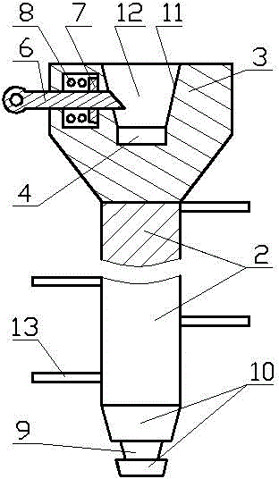 Special vertical ladder for fire fighting