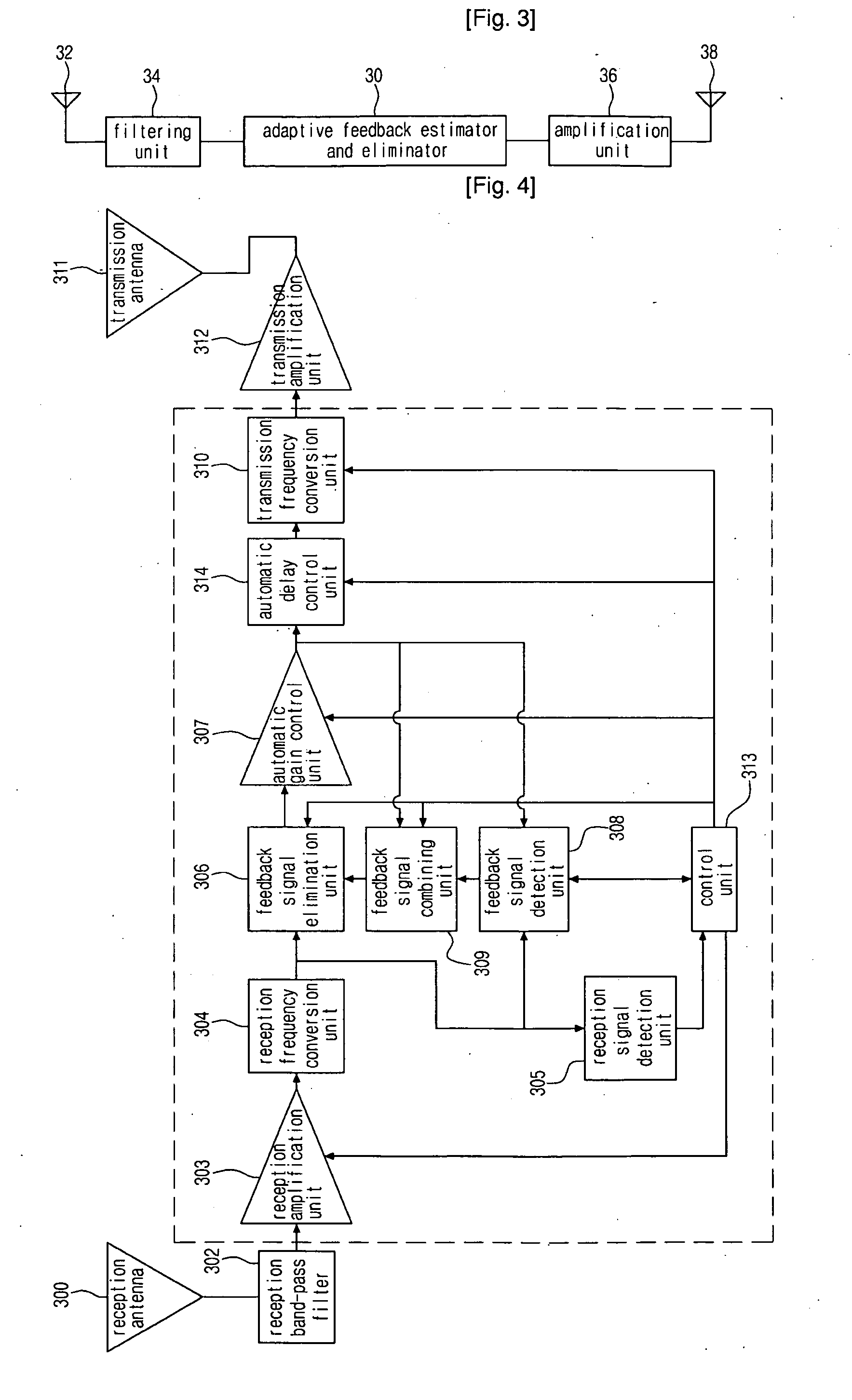 Radio repeater for mobile communication system and repeating method using the same