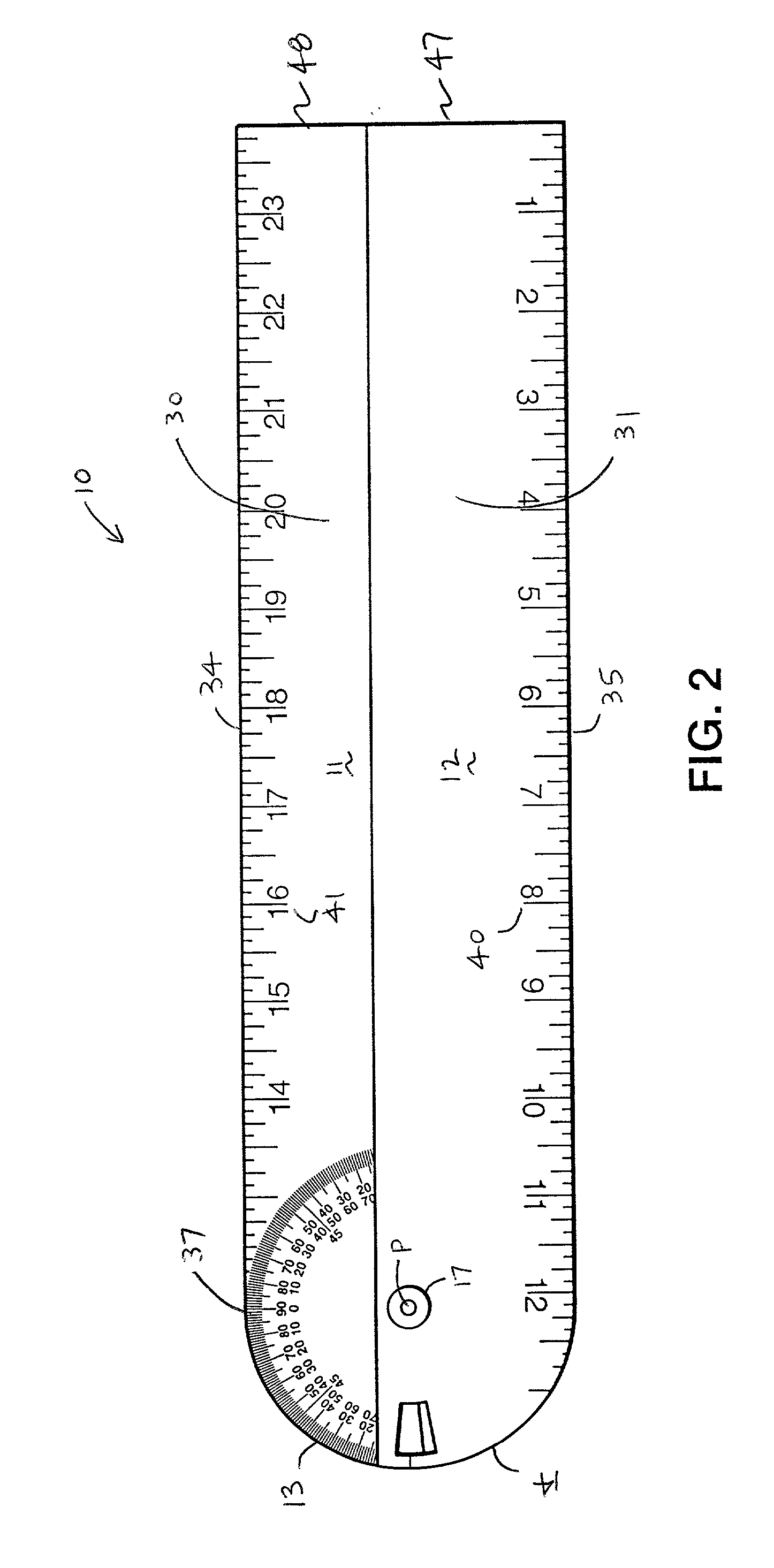 Degree finding instrument