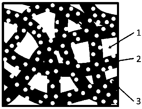 Composite filter membrane with multidimensional pore structure and preparation method thereof