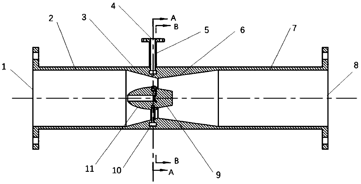 Tubular parallel flow type gas-liquid contact absorber