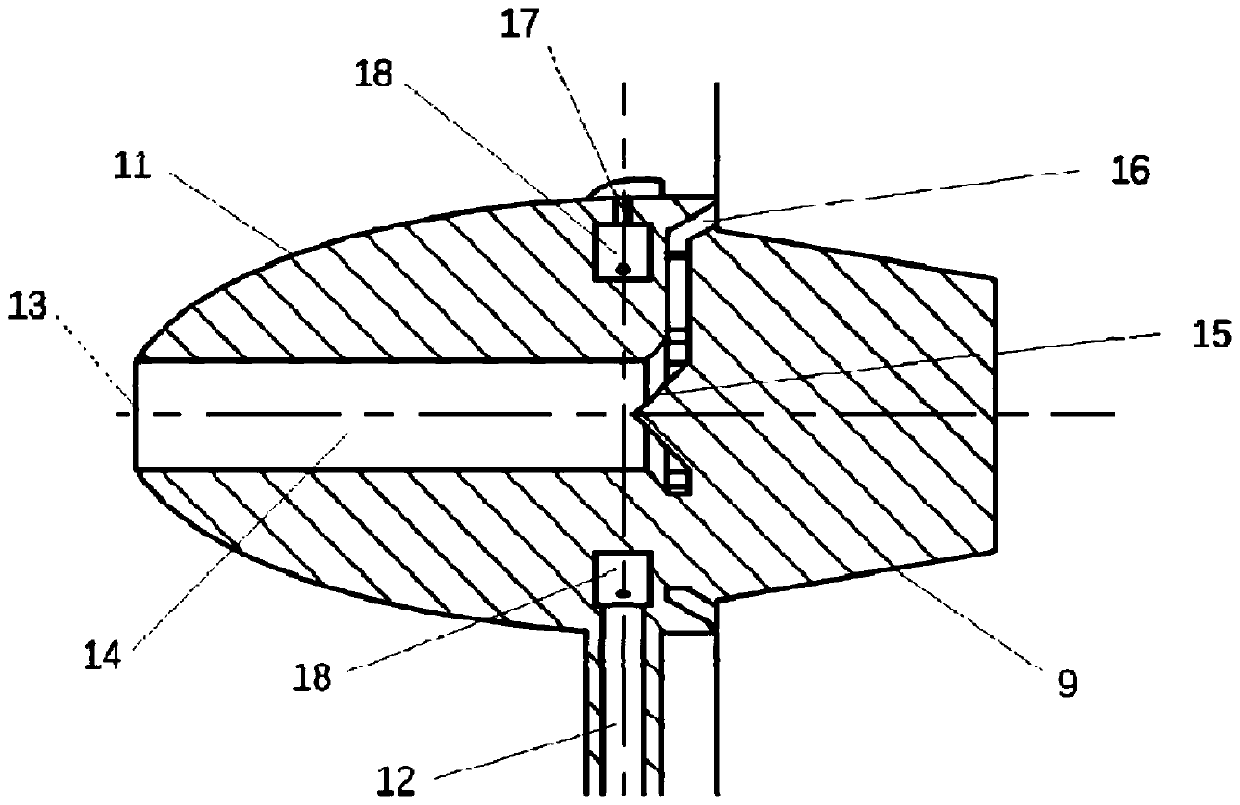 Tubular parallel flow type gas-liquid contact absorber