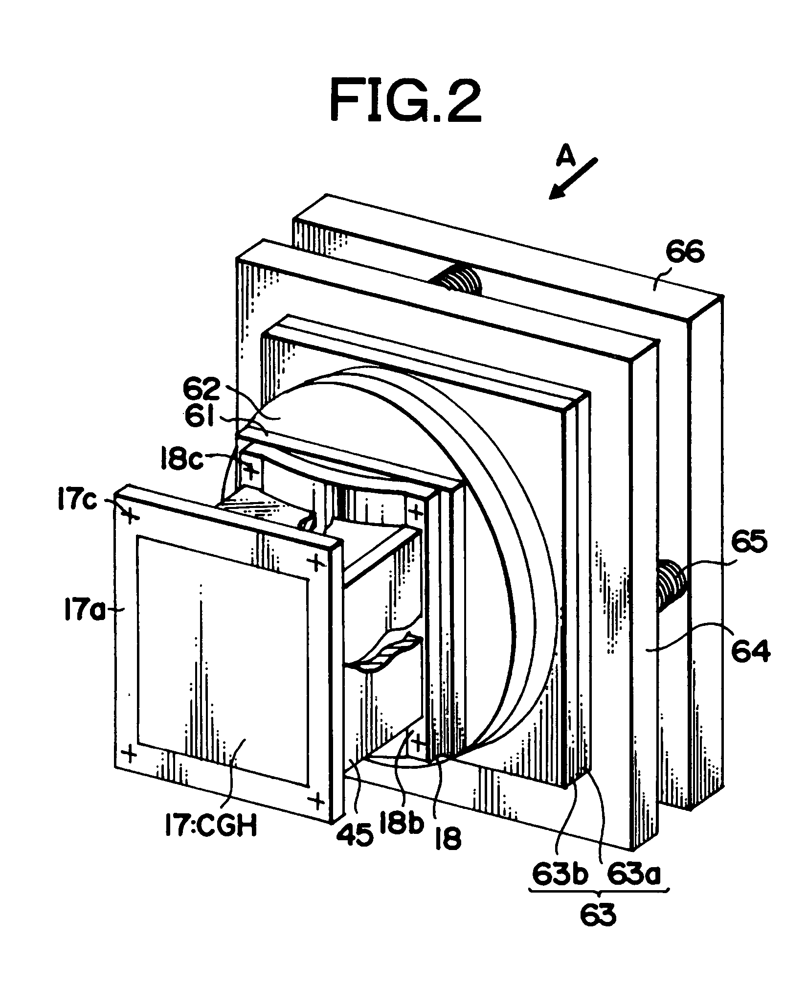 Light interference measurement method using computer-generated hologram, and interferometer using this method