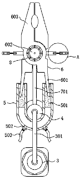 Anti-wear adjustable clamping platform for forceps processing