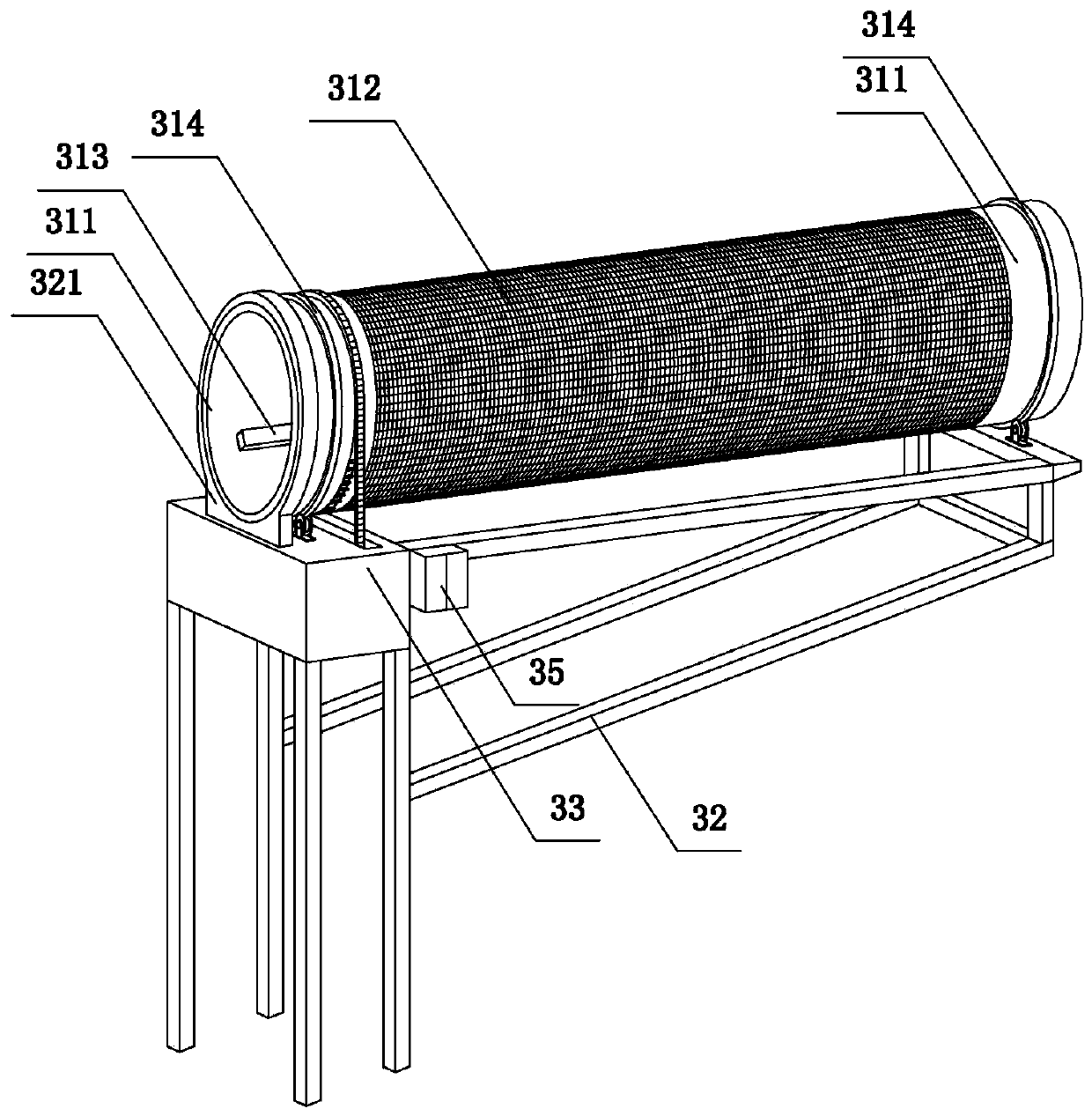 A kind of inner cover cleaning equipment and cleaning process thereof