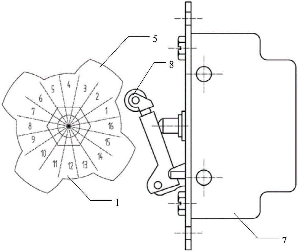 Gray code based cam structure and driver controller