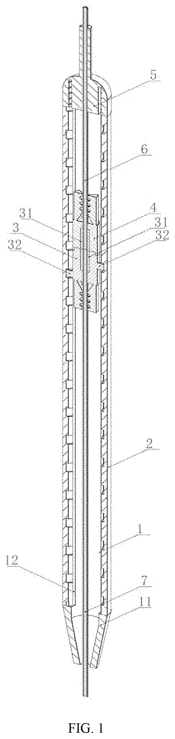 Pencil-like optical fiber sensor probe, portable immunosensor and use thereof