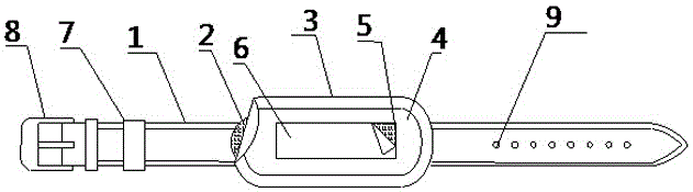 Elastic bleeding-stopping absorbent dressing fixing band