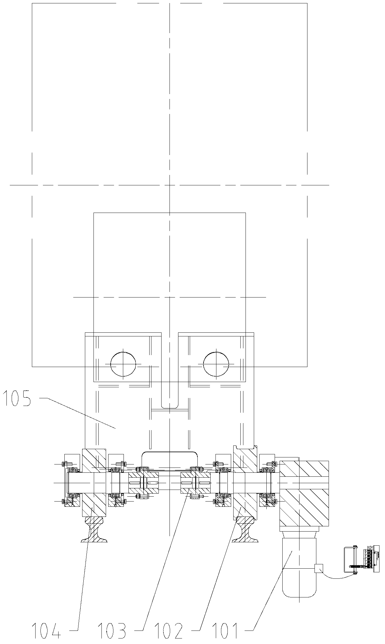 Trolley type steel coil transport system