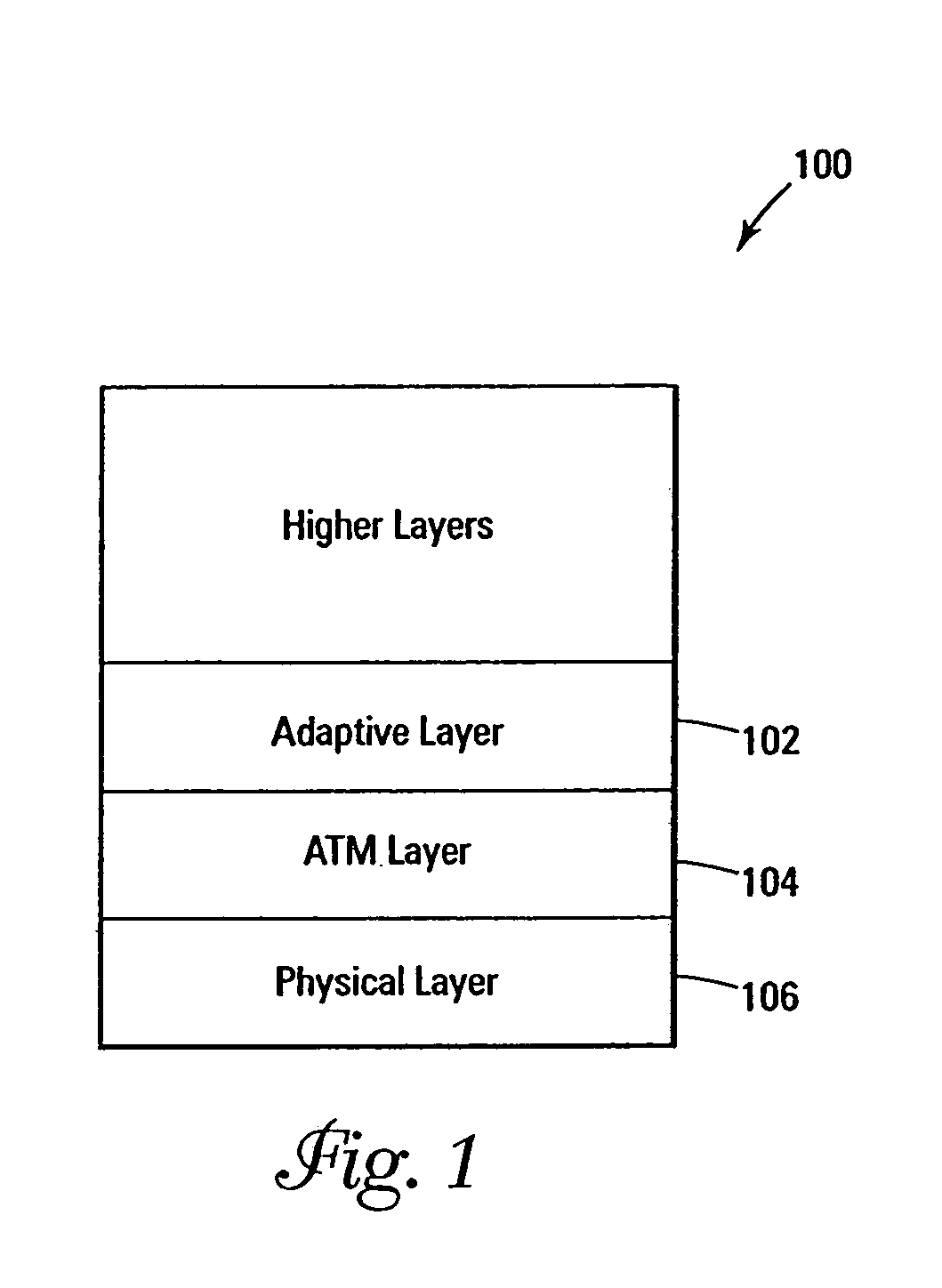 ATM linked list buffer system