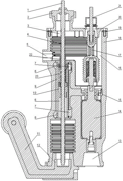 Solid insulation vacuum switch three-position isolation grounding switchgear